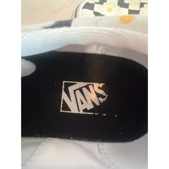 Vans Doheny Daisy Flower Checkerboard shoes Girls Size 4 - Picture 11 of 11